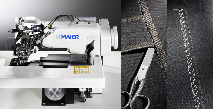 подшивальная машина maier - пример строчки